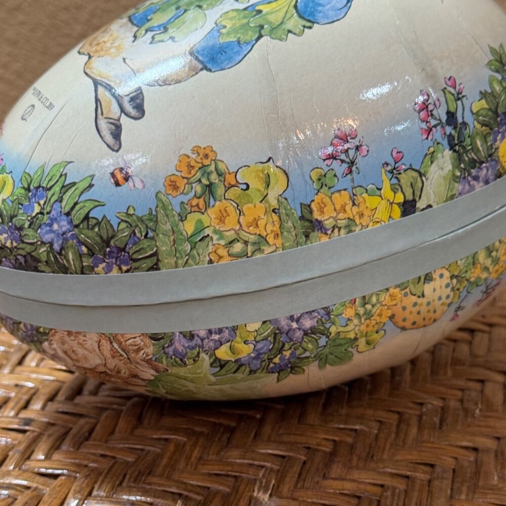 FW & Co Peter Rabbit Easter Egg Paper Made In Germany 2019 9" X 8" - Picture 3 of 6